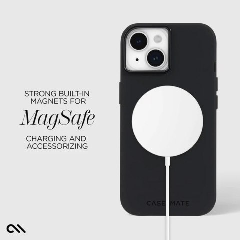 Case-Mate Silicone MagSafe - Etui iPhone 15 / iPhone 14 / iPhone 13 (Black) Case-Mate Silicone MagSafe - Etui iPhone 15 / iPhone 14 / iPhone 13 (Black)