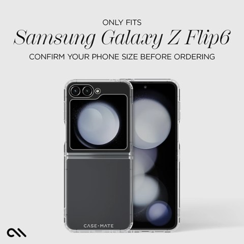 Case-Mate Tough Clear - Etui Samsung Galaxy Z Flip 6 (Przezroczysty) Case-Mate Tough Clear - Etui Samsung Galaxy Z Flip 6 (Przezroczysty)