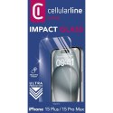 Cellularline Impact Glass - Hartowane szkło ochronne iPhone 15 Plus / iPhone 15 Pro Max