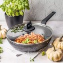 KLAUSBERG WOK MARMURKOWY Z POKRYWĄ KLAUSBERG 28cm KB-7668