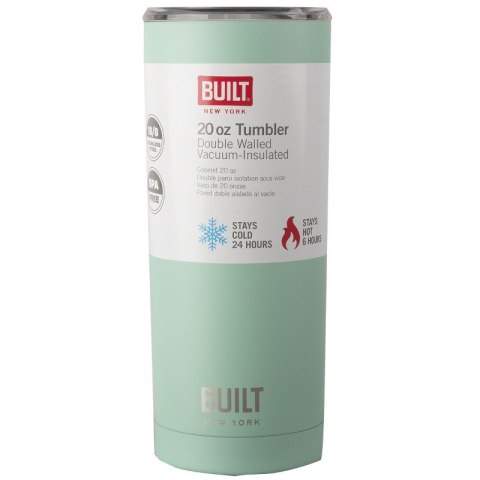BUILT Vacuum Insulated Tumbler - Stalowy kubek termiczny z izolacją próżniową 600 ml (Mint) BUILT Vacuum Insulated Tumbler - Stalowy kubek termiczny z izolacją próżniową 600 ml (Mint)