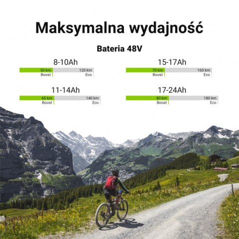 Green Cell - Bateria do roweru elektrycznego E-Bike z ładowarką 48V 18Ah 864Wh Li-Ion XLR 3 PIN Green Cell - Bateria do roweru elektrycznego E-Bike z ładowarką 48V 18Ah 864Wh Li-Ion XLR 3 PIN