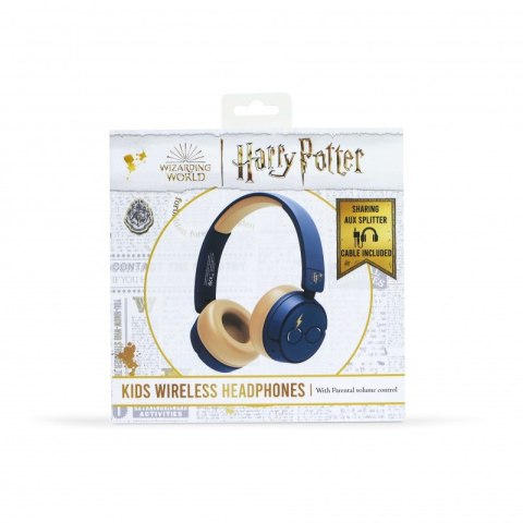 Harry Potter - Bezprzewodowe słuchawki nauszne dla dzieci Bluetooth V5.0 (Niebieski) Harry Potter - Bezprzewodowe słuchawki nauszne dla dzieci Bluetooth V5.0 (Niebieski)