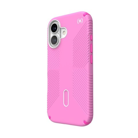 Speck Presidio2 Grip ClickLock & MagSafe - Etui iPhone 16 (True Pink / Shocking Pink / White) Speck Presidio2 Grip ClickLock & MagSafe - Etui iPhone 16 (True Pink / Shocking Pink / White)
