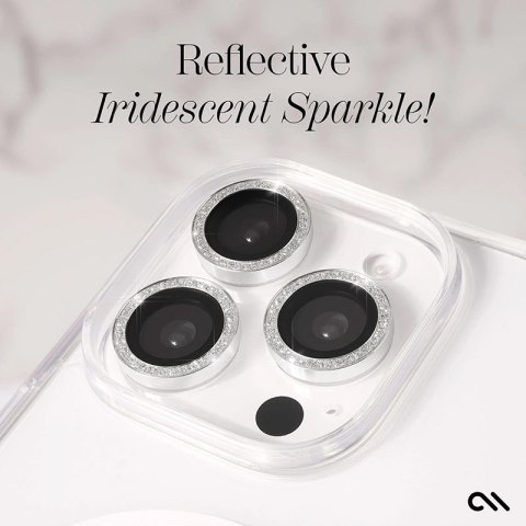 Case-Mate Aluminum Ring Lens Protector - Szkło ochronne na obiektyw aparatu iPhone 16 Pro / iPhone 16 Pro Max (Twinkle) Case-Mate Aluminum Ring Lens Protector - Szkło ochronne na obiektyw aparatu iPhone 16 Pro / iPhone 16 Pro Max (Twinkle)