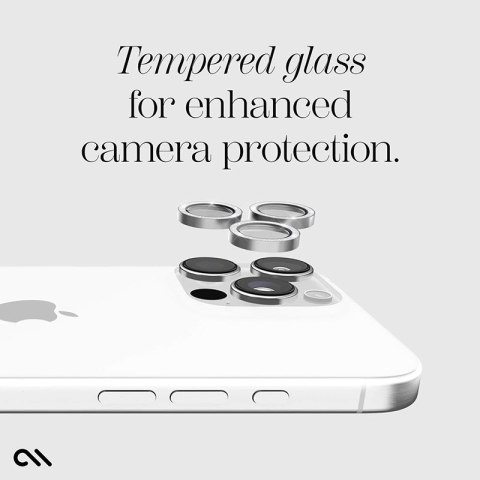 Case-Mate Aluminum Ring Lens Protector - Szkło ochronne na obiektyw aparatu iPhone 16 Pro / iPhone 16 Pro Max (Twinkle) Case-Mate Aluminum Ring Lens Protector - Szkło ochronne na obiektyw aparatu iPhone 16 Pro / iPhone 16 Pro Max (Twinkle)
