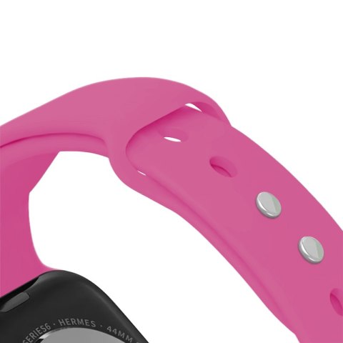 Crong Liquid - Pasek do Apple Watch 38/40/41/42 mm (różowy) Crong Liquid - Pasek do Apple Watch 38/40/41/42 mm (różowy)