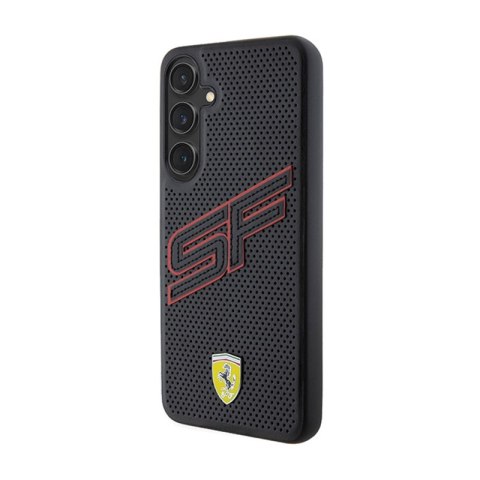 Ferrari Big SF Perforated - Etui Samsung Galaxy S24+ (czarny) Ferrari Big SF Perforated - Etui Samsung Galaxy S24+ (czarny)
