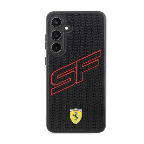 Ferrari Big SF Perforated - Etui Samsung Galaxy S24+ (czarny) Ferrari Big SF Perforated - Etui Samsung Galaxy S24+ (czarny)