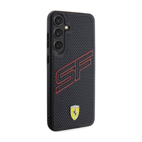 Ferrari Big SF Perforated - Etui Samsung Galaxy S24+ (czarny) Ferrari Big SF Perforated - Etui Samsung Galaxy S24+ (czarny)