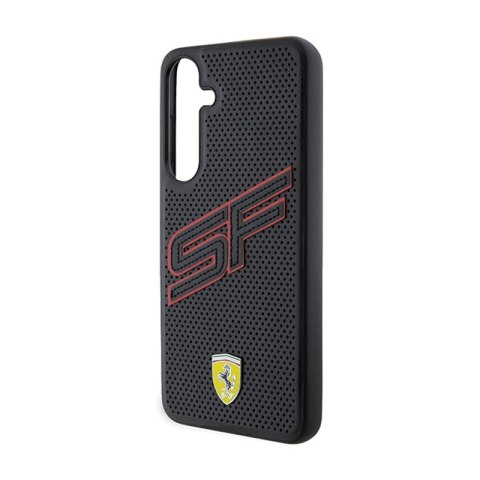 Ferrari Big SF Perforated - Etui Samsung Galaxy S24+ (czarny) Ferrari Big SF Perforated - Etui Samsung Galaxy S24+ (czarny)