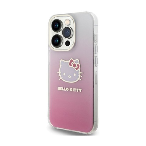 Hello Kitty IML Gradient Electrop Kitty Head - Etui iPhone 13 Pro (różowy) Hello Kitty IML Gradient Electrop Kitty Head - Etui iPhone 13 Pro (różowy)