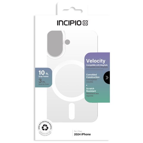 Incipio Velocity MagSafe - Etui iPhone 16 (Clear) Incipio Velocity MagSafe - Etui iPhone 16 (Clear)