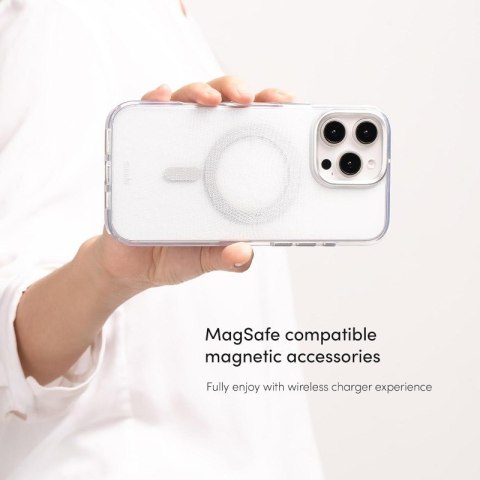 Moshi iGlaze MagSafe - Etui iPhone 16 Pro (Mist White) Moshi iGlaze MagSafe - Etui iPhone 16 Pro (Mist White)