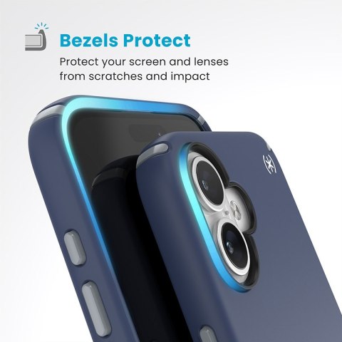 Speck Presidio2 Pro ClickLock & MagSafe - Etui iPhone 16 Plus (Coastal Blue / Dust Grey / White) Speck Presidio2 Pro ClickLock & MagSafe - Etui iPhone 16 Plus (Coastal Blue / Dust Grey / White)