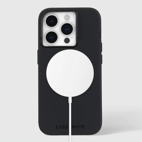 Case-Mate Silicone MagSafe - Etui iPhone 15 Pro (Black) Case-Mate Silicone MagSafe - Etui iPhone 15 Pro (Black)