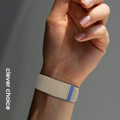 Crong Nylon - Pasek sportowy do Apple Watch 38/40/41/42 mm (Starlight) Crong Nylon - Pasek sportowy do Apple Watch 38/40/41/42 mm (Starlight)