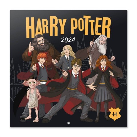 Harry Potter - Kalendarz ścienny 2024 rok (30 x 30 cm) Harry Potter - Kalendarz ścienny 2024 rok (30 x 30 cm)