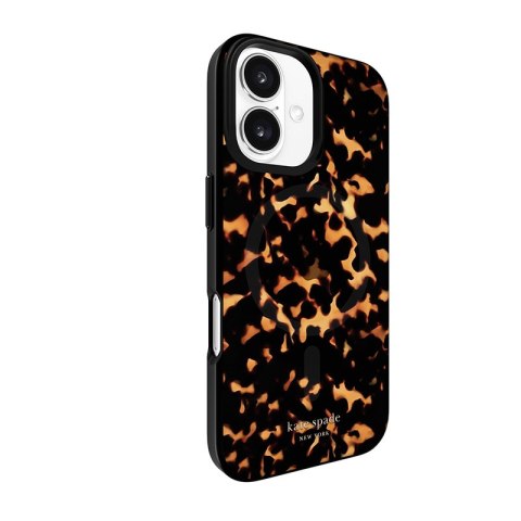 Kate Spade New York Protective MagSafe - Etui iPhone 16 (Tortoise) Kate Spade New York Protective MagSafe - Etui iPhone 16 (Tortoise)