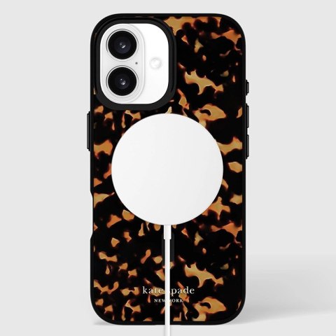 Kate Spade New York Protective MagSafe - Etui iPhone 16 (Tortoise) Kate Spade New York Protective MagSafe - Etui iPhone 16 (Tortoise)