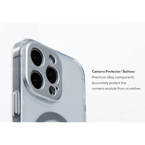 Moshi iGlaze MagSafe - Etui iPhone 16 Pro (Luna Silver) Moshi iGlaze MagSafe - Etui iPhone 16 Pro (Luna Silver)