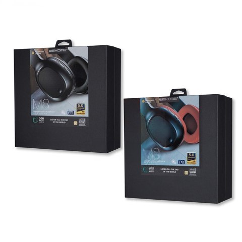 WEKOME M8 - Bezprzewodowe słuchawki nauszne Bluetooth V5.0 (Czarny) WEKOME M8 - Bezprzewodowe słuchawki nauszne Bluetooth V5.0 (Czarny)
