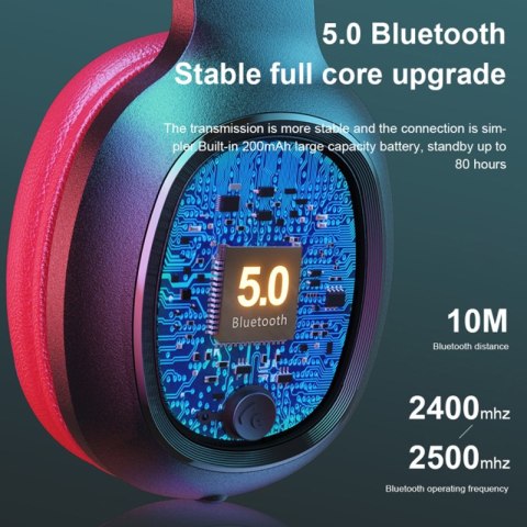 WEKOME M8 - Bezprzewodowe słuchawki nauszne Bluetooth V5.0 (Czarny) WEKOME M8 - Bezprzewodowe słuchawki nauszne Bluetooth V5.0 (Czarny)