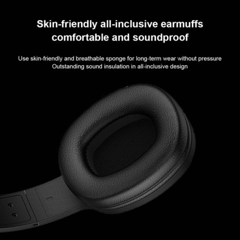 WEKOME M8 - Bezprzewodowe słuchawki nauszne Bluetooth V5.0 (Czarny) WEKOME M8 - Bezprzewodowe słuchawki nauszne Bluetooth V5.0 (Czarny)
