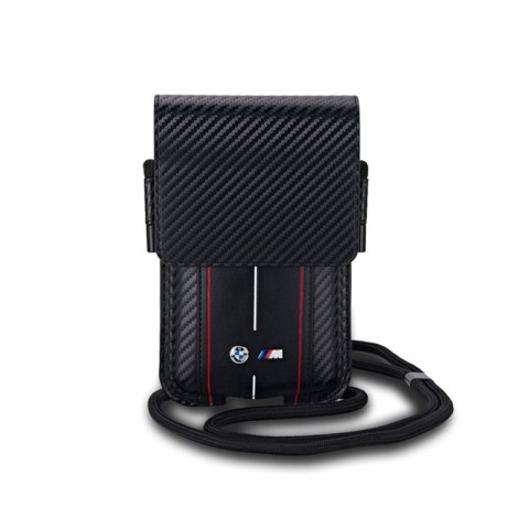 BMW Carbon Red Stripes Wallet Bag - Torebka na telefon (czarny) BMW Carbon Red Stripes Wallet Bag - Torebka na telefon (czarny)