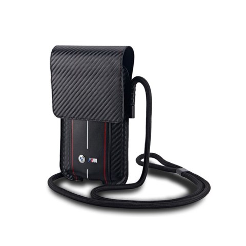 BMW Carbon Red Stripes Wallet Bag - Torebka na telefon (czarny) BMW Carbon Red Stripes Wallet Bag - Torebka na telefon (czarny)