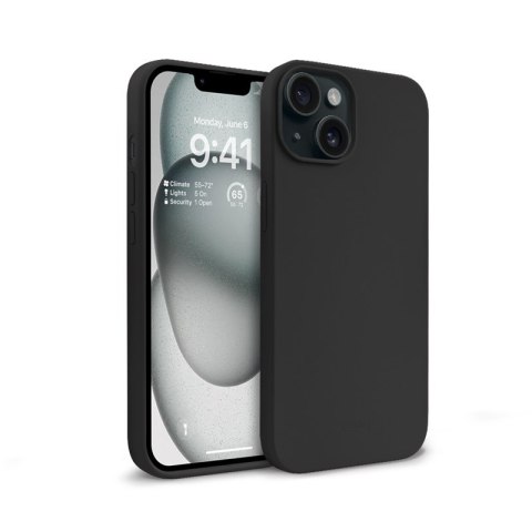 Crong Color Cover - Etui iPhone 15 (czarny) Crong Color Cover - Etui iPhone 15 (czarny)