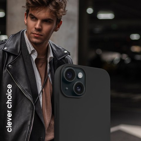 Crong Color Cover - Etui iPhone 15 (czarny) Crong Color Cover - Etui iPhone 15 (czarny)