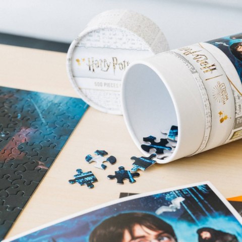 Harry Potter - Puzzle 500 elementów w ozdobnym pudełku (Harry Potter i Kamień Filozoficzny) Harry Potter - Puzzle 500 elementów w ozdobnym pudełku (Harry Potter i Kamień Filozoficzny)