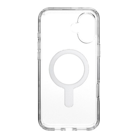 Speck Presidio Perfect-Clear ClickLock & MagSafe - Etui iPhone 16 Plus (Clear / Chrome Finish / Serene Silver) Speck Presidio Perfect-Clear ClickLock & MagSafe - Etui iPhone 16 Plus (Clear / Chrome Finish / Serene Silver)