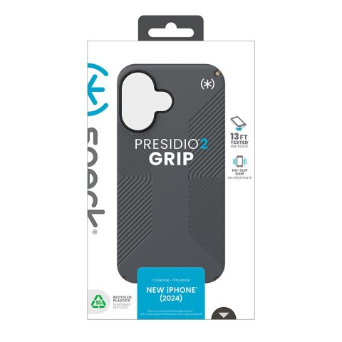 Speck Presidio2 Grip - Etui iPhone 16 (Charcoal Grey / Cool Bronze / White) Speck Presidio2 Grip - Etui iPhone 16 (Charcoal Grey / Cool Bronze / White)