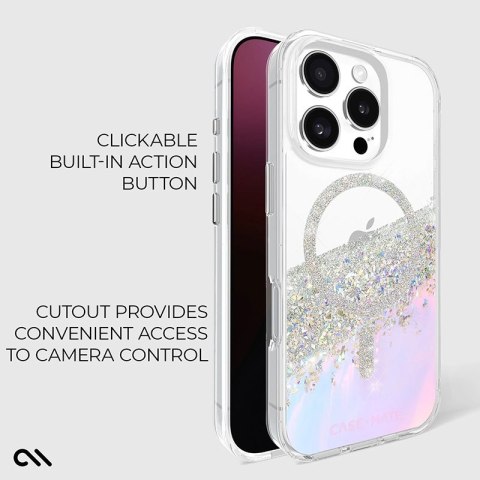 Case-Mate Karat MagSafe - Etui iPhone 16 Pro (Holographic Soap Bubble) Case-Mate Karat MagSafe - Etui iPhone 16 Pro (Holographic Soap Bubble)
