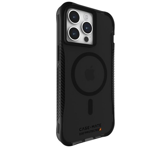 Case-Mate Tough Grip Plus D3O MagSafe - Etui iPhone 15 Pro Max (Smoke/Black) Case-Mate Tough Grip Plus D3O MagSafe - Etui iPhone 15 Pro Max (Smoke/Black)