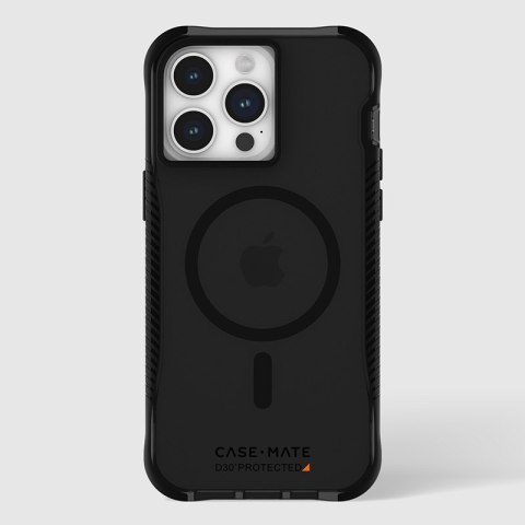 Case-Mate Tough Grip Plus D3O MagSafe - Etui iPhone 15 Pro Max (Smoke/Black) Case-Mate Tough Grip Plus D3O MagSafe - Etui iPhone 15 Pro Max (Smoke/Black)