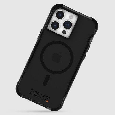 Case-Mate Tough Grip Plus D3O MagSafe - Etui iPhone 15 Pro Max (Smoke/Black) Case-Mate Tough Grip Plus D3O MagSafe - Etui iPhone 15 Pro Max (Smoke/Black)