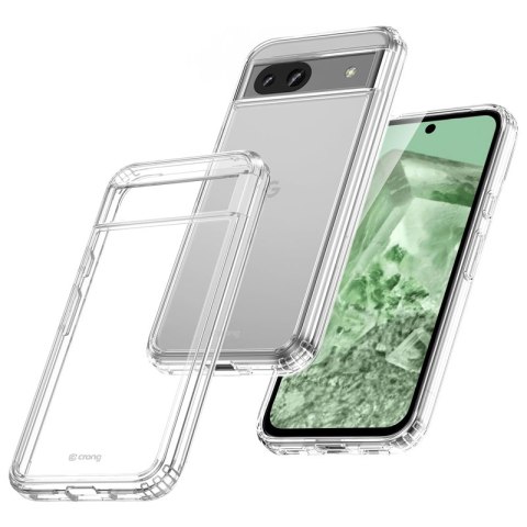 Crong Crystal Shield Cover - Etui Google Pixel 8A (przezroczysty) Crong Crystal Shield Cover - Etui Google Pixel 8A (przezroczysty)