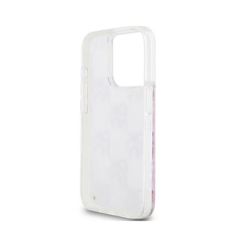 DKNY Liquid Glitter Multilogo - Etui iPhone 15 Pro (różowy) DKNY Liquid Glitter Multilogo - Etui iPhone 15 Pro (różowy)