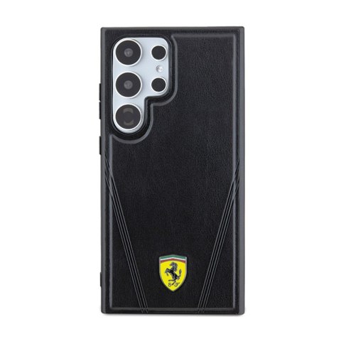 Ferrari Hot Stamp V Lines MagSafe - Etui Samsung Galaxy S24 Ultra (czarny) Ferrari Hot Stamp V Lines MagSafe - Etui Samsung Galaxy S24 Ultra (czarny)