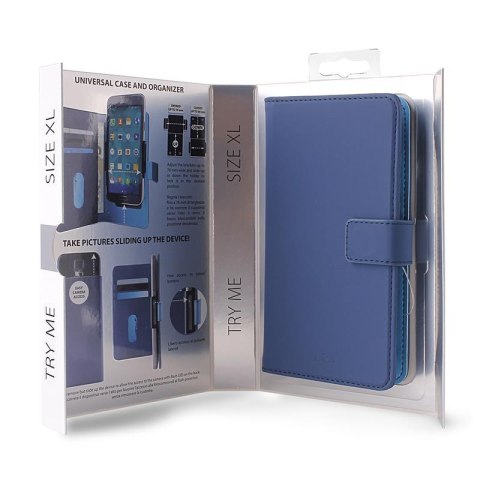 PURO Smart Wallet - Uniwersalne etui z uchwytem do robienia zdjęć z kieszonkami na karty i pieniądze, rozmiar XL (niebieski) PURO Smart Wallet - Uniwersalne etui z uchwytem do robienia zdjęć z kieszonkami na karty i pieniądze, rozmiar XL (niebieski)