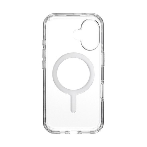 Speck Presidio Perfect-Clear MagSafe - Etui iPhone 16 (Clear / Chrome Finish / Serene Silver) Speck Presidio Perfect-Clear MagSafe - Etui iPhone 16 (Clear / Chrome Finish / Serene Silver)