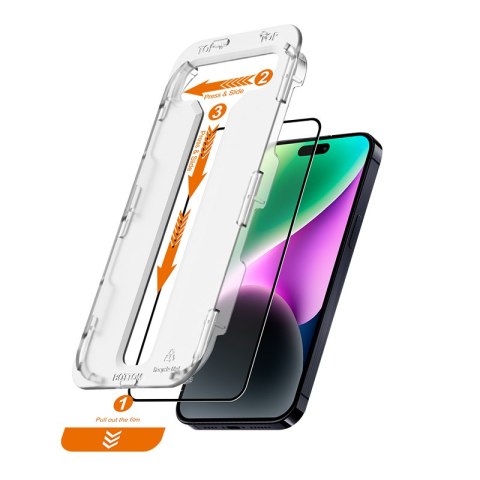 Crong EasyShield 2-Pack - Szkło hartowane iPhone 14 / iPhone 13 / iPhone 13 Pro (2 sztuki) Crong EasyShield 2-Pack - Szkło hartowane iPhone 14 / iPhone 13 / iPhone 13 Pro (2 sztuki)