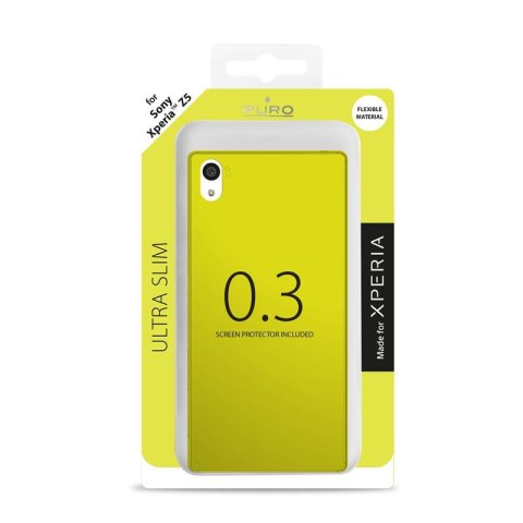 PURO Ultra Slim "0.3" Cover MFX - Zestaw etui + folia na ekran Sony Xperia Z5 (limonkowy) PURO Ultra Slim "0.3" Cover MFX - Zestaw etui + folia na ekran Sony Xperia Z5 (limonkowy)