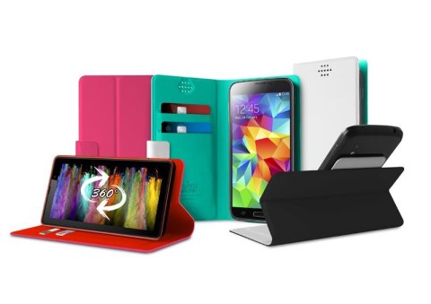 PURO Uniwallet Bi-Color - Uniwersalne etui obrotowe 360° z kieszonkami na karty, rozmiar XXL (biały) PURO Uniwallet Bi-Color - Uniwersalne etui obrotowe 360° z kieszonkami na karty, rozmiar XXL (biały)
