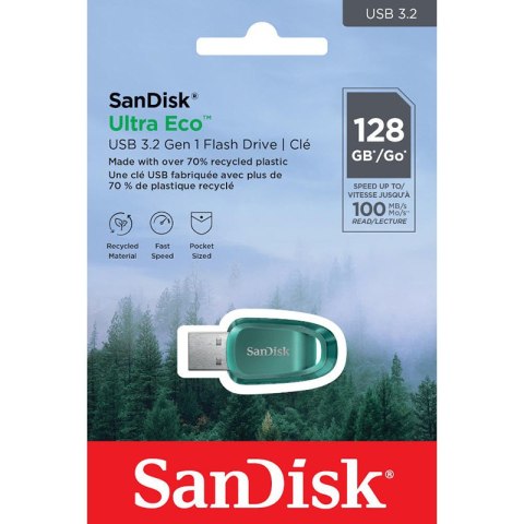 SanDisk Ultra Eco - Pendrive 128 GB USB 3.2 Gen 1 100 MB/s SanDisk Ultra Eco - Pendrive 128 GB USB 3.2 Gen 1 100 MB/s