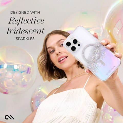 Case-Mate Karat MagSafe - Etui iPhone 16 Pro Max (Holographic Soap Bubble) Case-Mate Karat MagSafe - Etui iPhone 16 Pro Max (Holographic Soap Bubble)