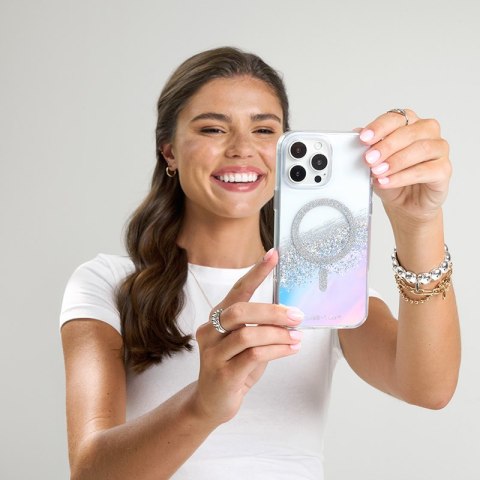 Case-Mate Karat MagSafe - Etui iPhone 16 Pro Max (Holographic Soap Bubble) Case-Mate Karat MagSafe - Etui iPhone 16 Pro Max (Holographic Soap Bubble)